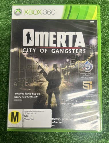 Omerta – City of Gangsters (2013) Xbox 360 box