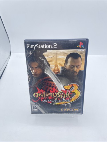 Onimusha 3: Demon Siege (2004) PlayStation 2 box