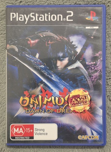 Onimusha: Dawn of Dreams (2006) PlayStation 2 box