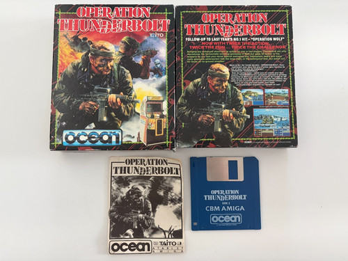 Operation Thunderbolt (1988) Amiga box
