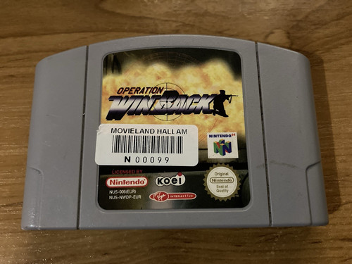 Operation WinBack (1999) Nintendo 64 box