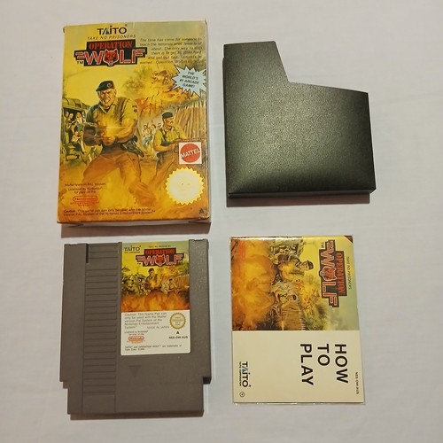 Operation Wolf (1987) NES box