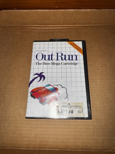 Out Run (1986) Mega Drive box
