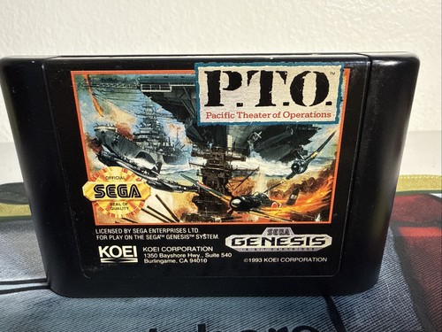 P.T.O. (1989) Mega Drive box