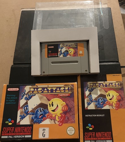 Pac-Attack (1993) SNES box