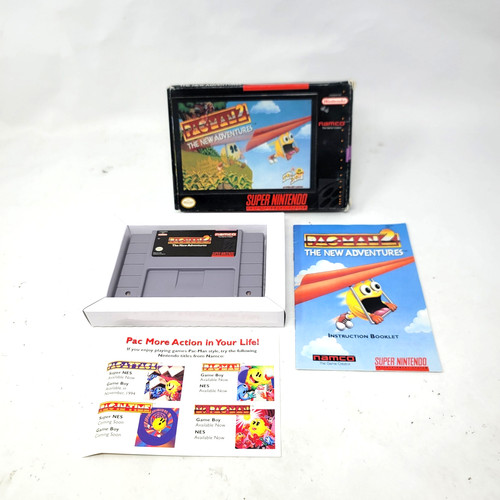 Pac-Man 2: The New Adventures (1994) SNES box