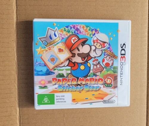 Paper Mario: Sticker Star (2012) Nintendo 3DS box