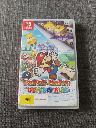 Paper Mario: The Origami King (2020) Nintendo Switch box