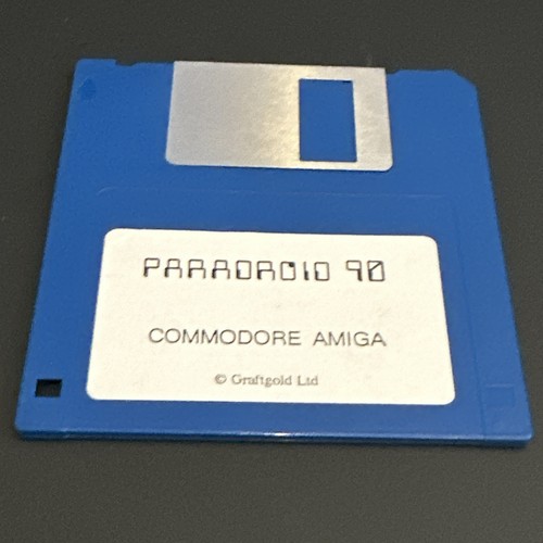 Paradroid (1985) Amiga box