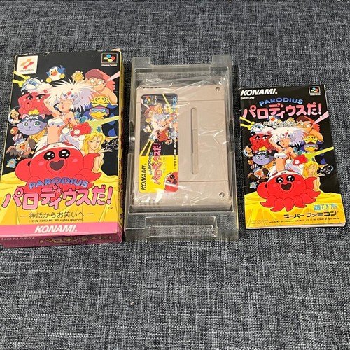 Parodius! From Myth to Laughter (1990) NES box