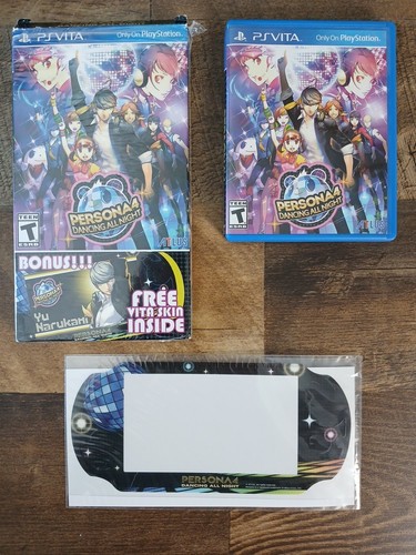 Persona 4: Dancing All Night (2014) PlayStation Vita box