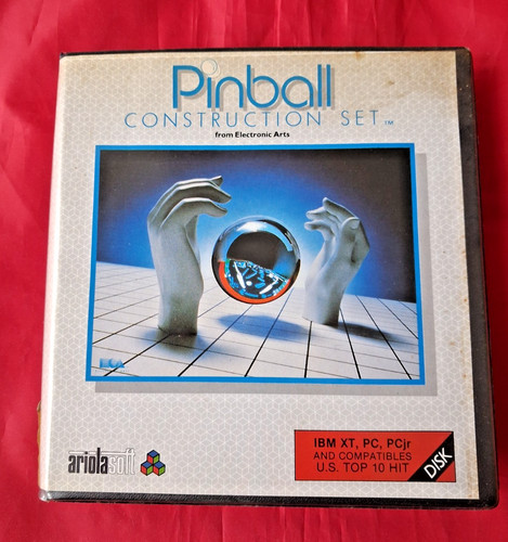 Pinball Construction Set (1983) Atari 8-bit box