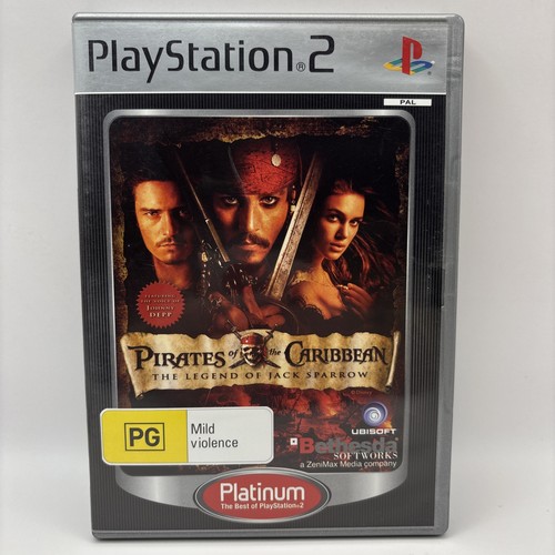Pirates of the Caribbean: The Legend of Jack Sparrow (2006) PlayStation 2 box