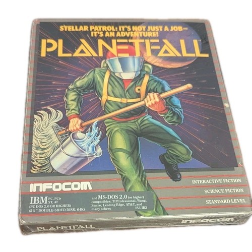 Planetfall (1983) Atari 8-bit box