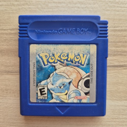 Pokémon Blue (1996) Game Boy box
