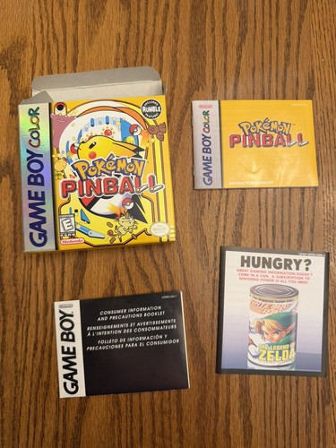 Pokémon Pinball (1999) Game Boy Color box