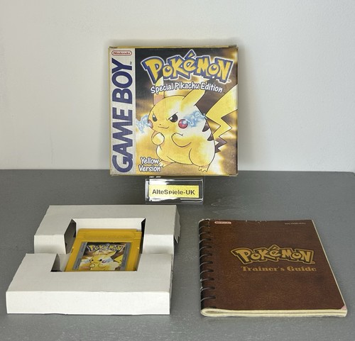 Pokémon Yellow (1998) Game Boy box