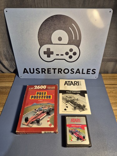 Pole Position (1982) Atari 2600 box