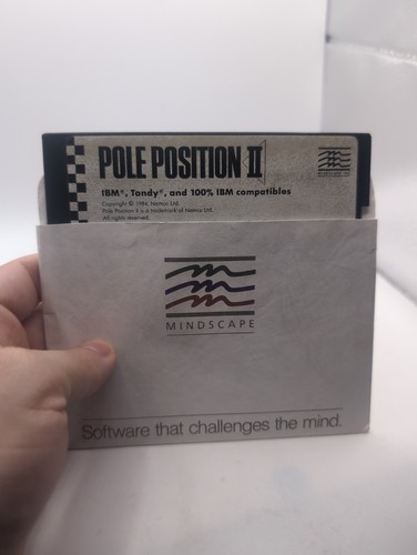 Pole Position II (1983) Atari 7800 box