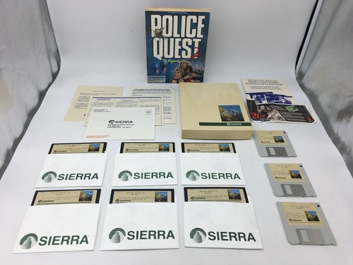 Police Quest II: The Vengeance (1988) Amiga box