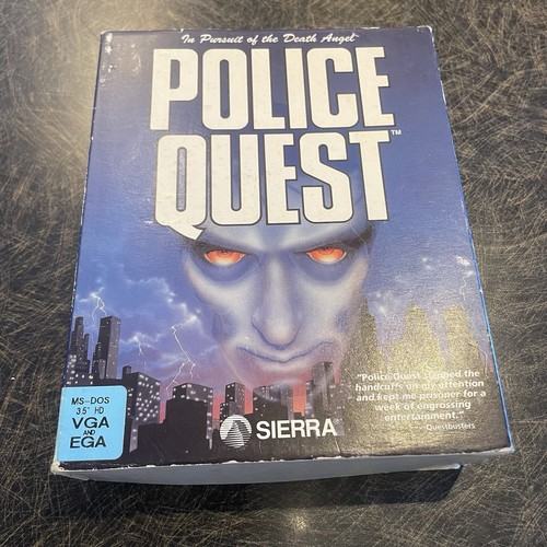 Police Quest: In Pursuit of the Death Angel (1987) Apple IIGS box