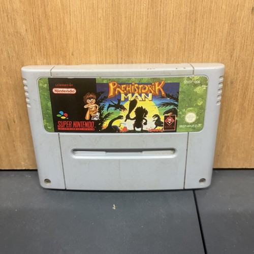 Prehistorik Man (1995) SNES box