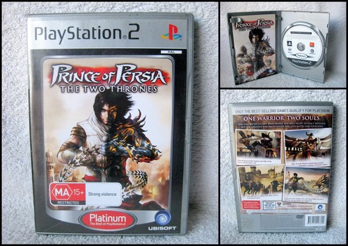 Prince of Persia: The Two Thrones (2005) PlayStation 2 box