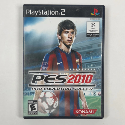 Pro Evolution Soccer 2009 (2008) PlayStation 2 box