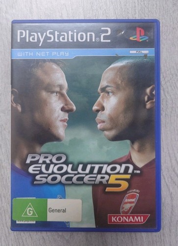 Pro Evolution Soccer 5 (2005) PlayStation 2 box