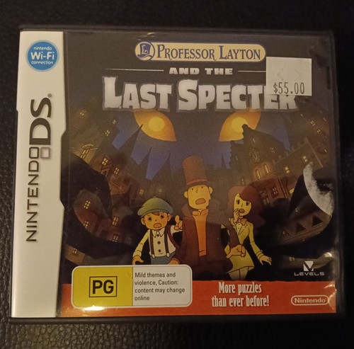 Professor Layton and the Last Specter (2009) Nintendo DS box