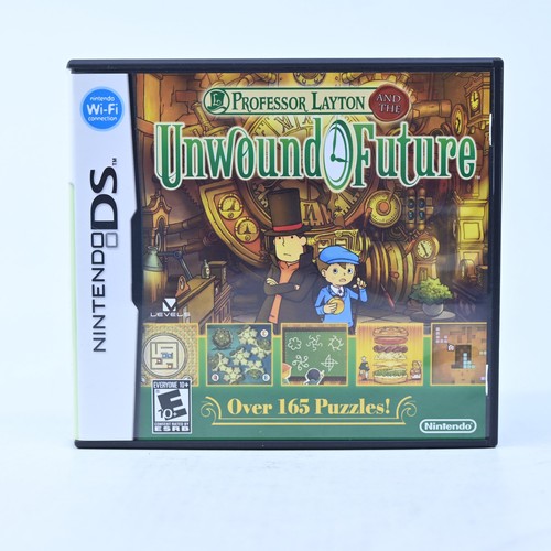 Professor Layton and the Unwound Future (2008) Nintendo DS box