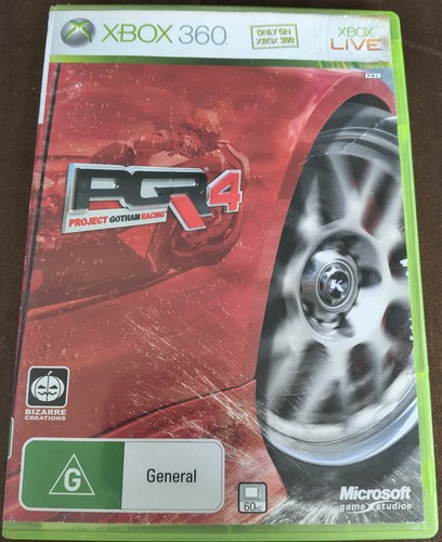 Project Gotham Racing 4 (2007) Xbox 360 box