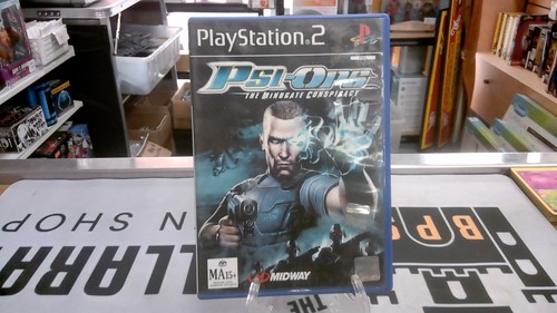 Psi-Ops: The Mindgate Conspiracy (2004) PlayStation 2 box