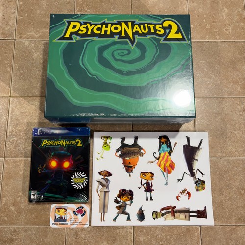 Psychonauts 2 (2021) PlayStation 4 box