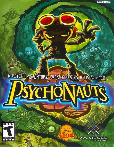 Psychonauts (2005) PlayStation 2 box
