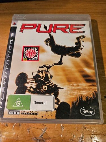 Pure (2008) PlayStation 3 box