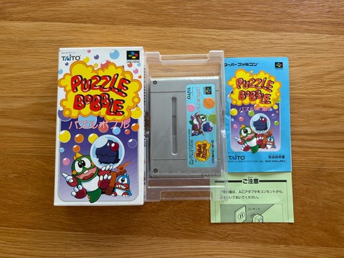 Puzzle Bobble (1994) SNES box