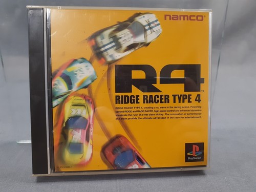 R4: Ridge Racer Type 4 (1998) PlayStation box