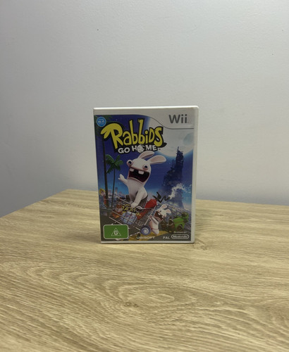 Rabbids Go Home (2009) Wii box