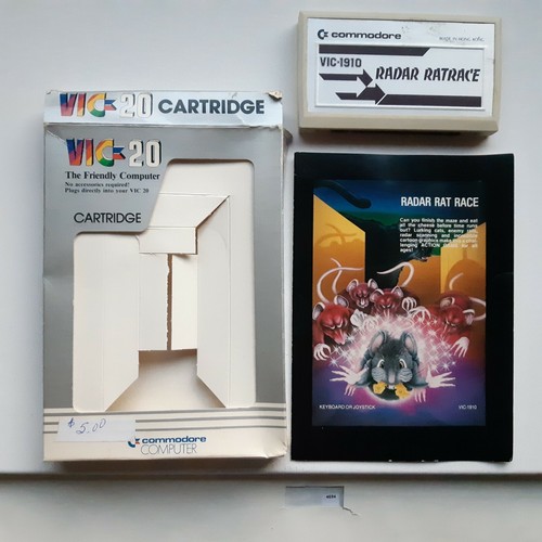 Radar Rat Race (1981) Commodore VIC-20 box