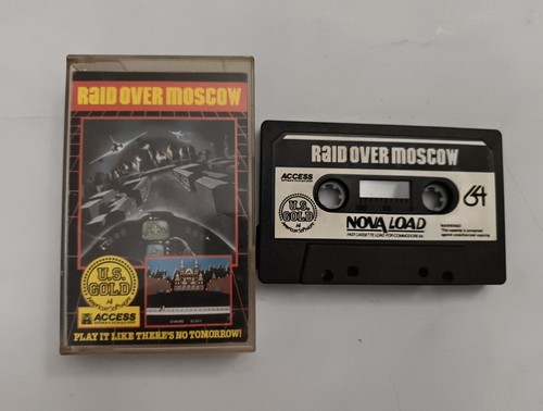 Raid over Moscow (1984) Atari 8-bit box