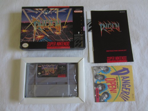 Raiden (1991) TurboGrafx-16 / PC Engine box