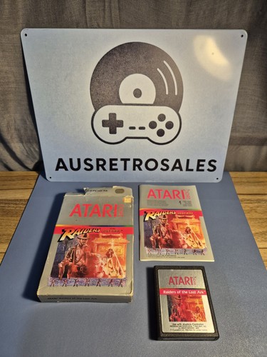 Raiders of the Lost Ark (1982) Atari 2600 box