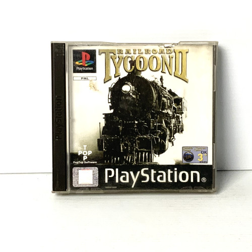 Railroad Tycoon II (1998) PlayStation box