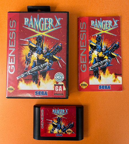 Ranger X (1993) Mega Drive box