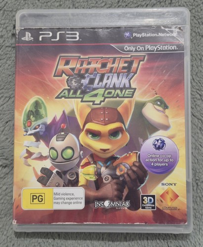 Ratchet & Clank: All 4 One (2011) PlayStation 3 box
