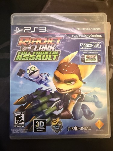 Ratchet & Clank: Full Frontal Assault (2012) PlayStation 3 box