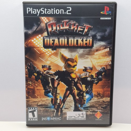 Ratchet: Deadlocked (2005) PlayStation 2 box