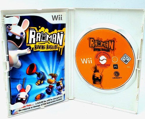 Rayman Raving Rabbids (2006) Nintendo DS box