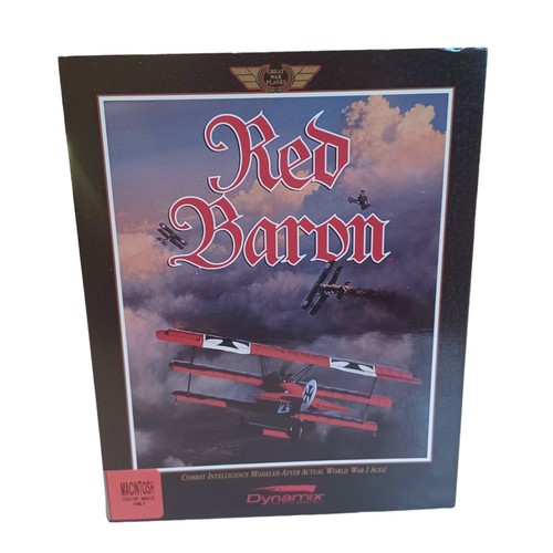 Red Baron (1990) Mac box